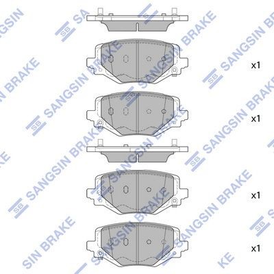 Hi-Q Kit pastiglie freni SP4088 SP4088 Pastiglie dei freni Hi-Q TOYOTA AURIS costo
