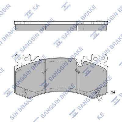 Hi-Q Plaquettes de frein SP4546 Nissan TIIDA Freins, plaquettes de freins Hi-Q SP4546