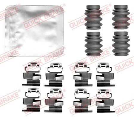 QUICK BRAKE Σετ βοηθ. εξαρτημάτων, τακάκια φρένων 109-0175 QUICK BRAKE 109-0175 γνήσια Σετ βοηθ. εξαρτημάτων, τακάκια φρένων Sorento IV (MQ4) κόστος