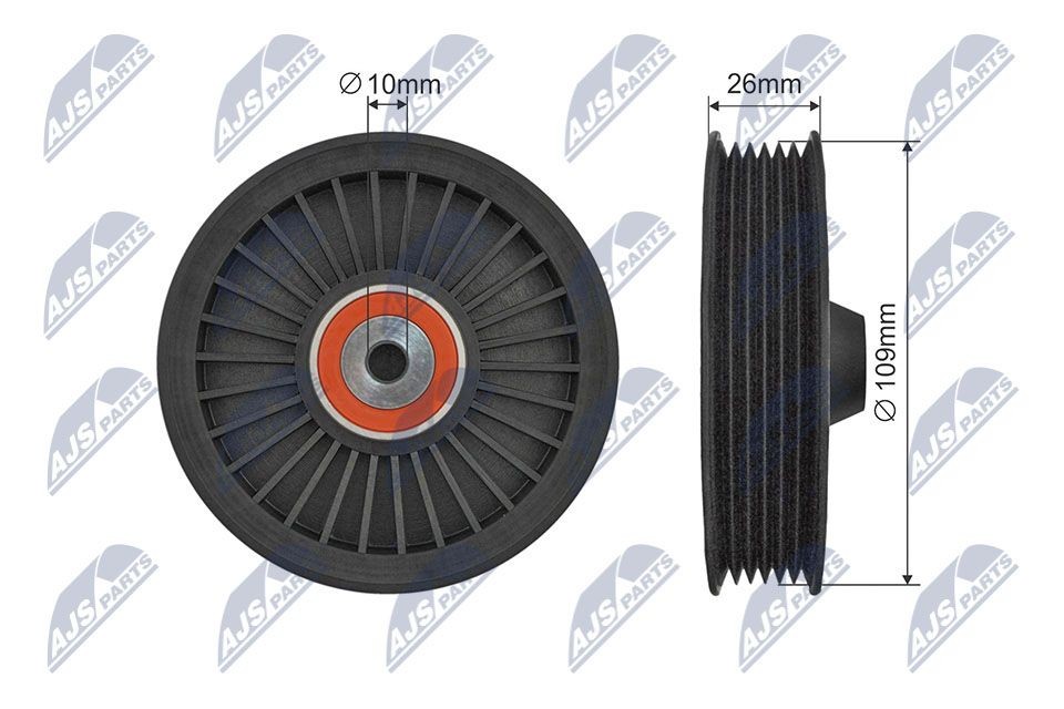 NTY Napínacia kladka rebrovaného klinového remeňa RNK-ME-070 RNK-ME-070 Napínacia kladka JEEP CHEROKEE NTY