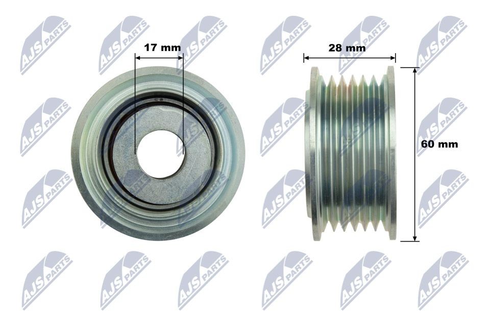 NTY Seade- / juhtrull, soonrihm RNK-VW-043 NTY RNK-VW-043 originaal Juhtrull Q7 (4M) hind