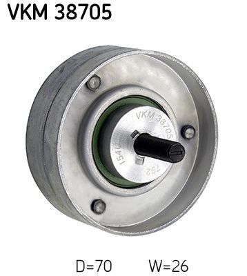 SKF Geleiderol / omdraairol v-snaren VKM 38705 Isuzu PICKUP Geleiderol poly v-riem SKF VKM 38705