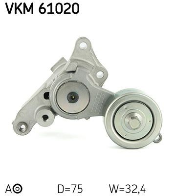 SKF Spännrulle, aggregatrem VKM 61020 Toyota Land Cruiser J7 Pick-up Spännrulle SKF VKM 61020