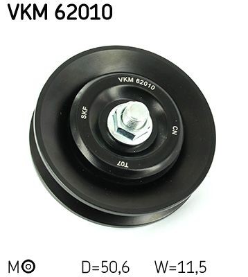 SKF Rolo tensor, correia trapezoidal VKM 62010 SKF VKM 62010 Rolo tensor, correia trapezoidal OPEL Vectra A CC (J89) 1.6 i (F68, M68) 75 cv 1994