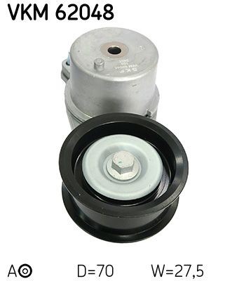 SKF Spanrol, poly V-riem VKM 62048 SKF VKM 62048 Spanrol INFINITI G Cabrio (V36) aan een voordelige prijs