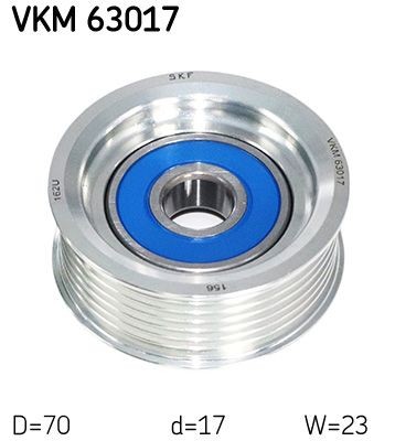 SKF Geleiderol / omdraairol v-snaren VKM 63017 VKM 63017 Geleiderol HONDA CIVIC SKF