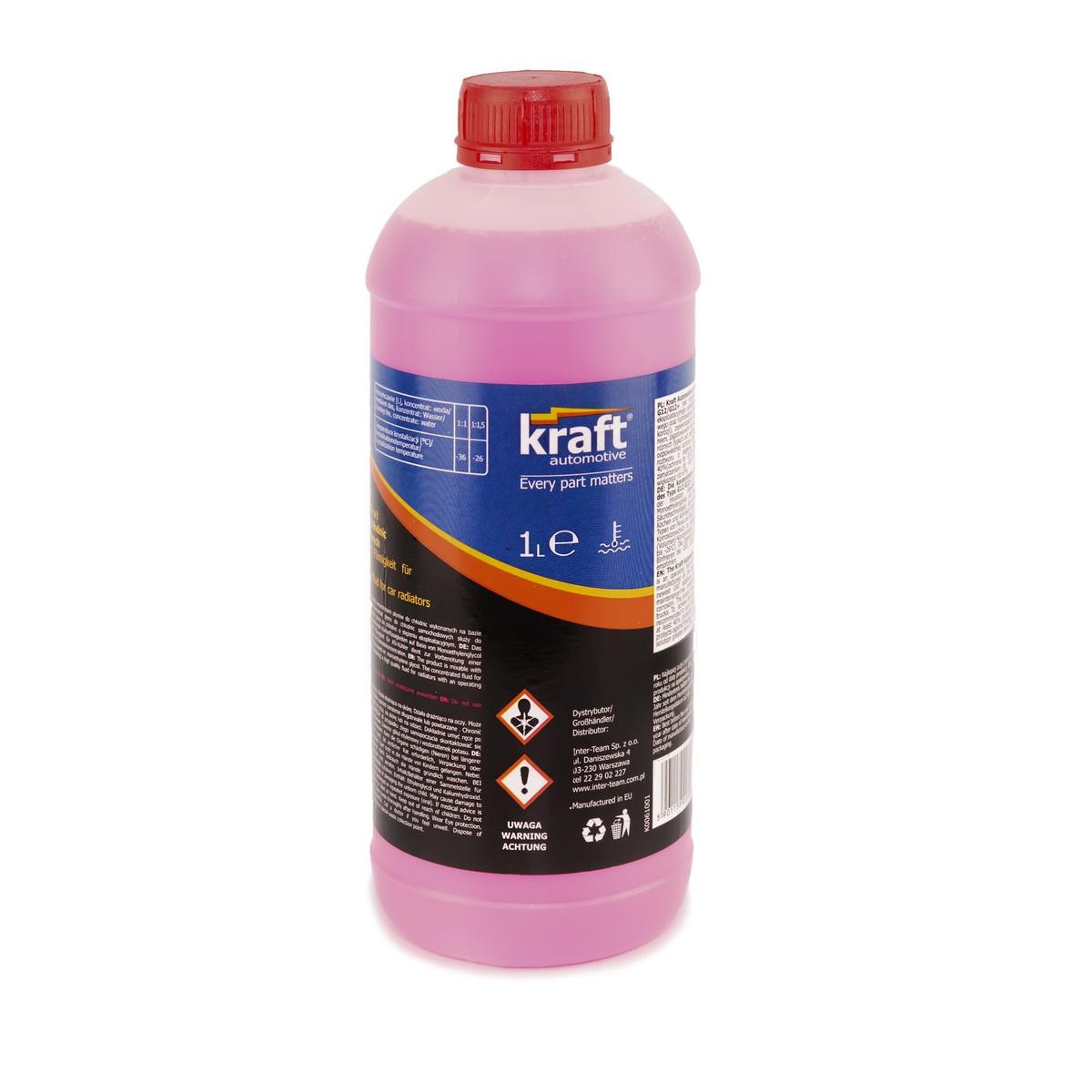 KRAFT Frostbeskyttelse K0061001 K0061001 Kølervæske KRAFT VW GOLF