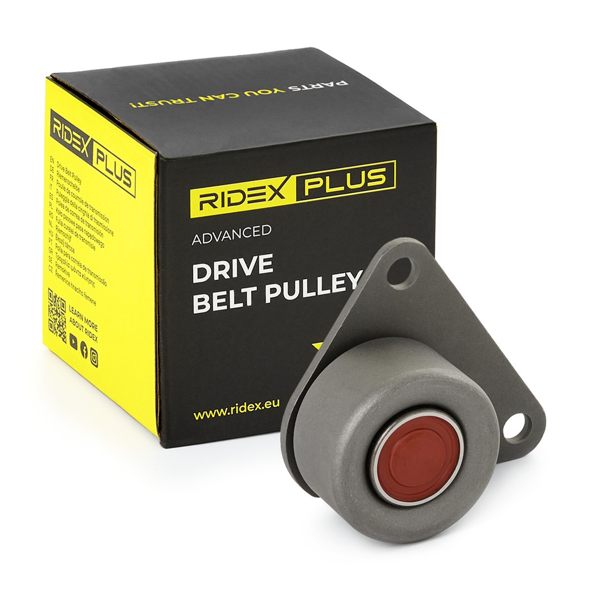 RIDEX PLUS Geleiderol, distributieriem 313D0046P Geleide rol / omdraairol getande riem RIDEX PLUS FABIA 313D0046P goedkoop