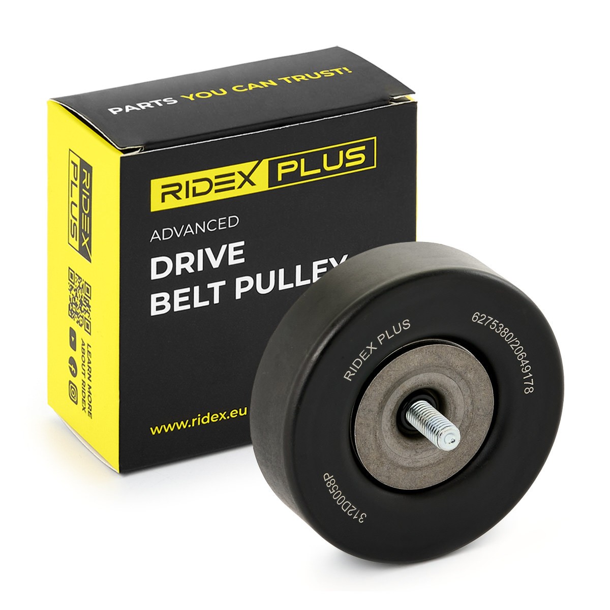 RIDEX PLUS Seade- / juhtrull, soonrihm 312D0058P Juhtrull RIDEX PLUS AUDI 312D0058P