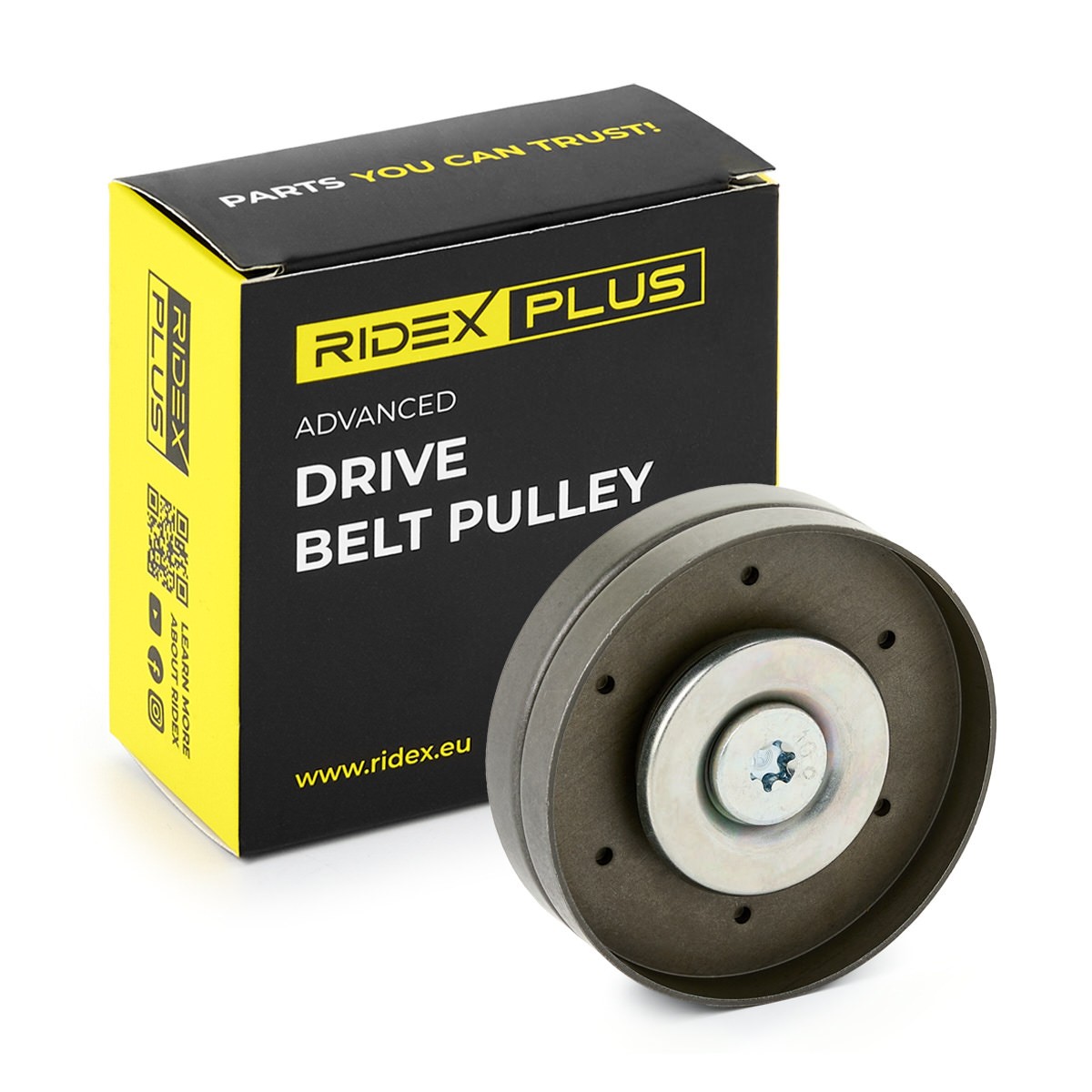 RIDEX PLUS Vratná / vodiaca kladka rebrovaného klinového remeňa 312D0109P 312D0109P Vodiaca kladka RIDEX PLUS SKODA FABIA