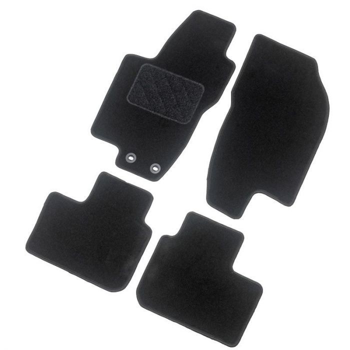 AutoStyle Tappetini Tessile, anteriore e posteriore, Quantità: 4, nero AutoStyle TM FO544 Tappetini Tessile, anteriore e posteriore, Quantità: 4, nero accessori KA Hatchback