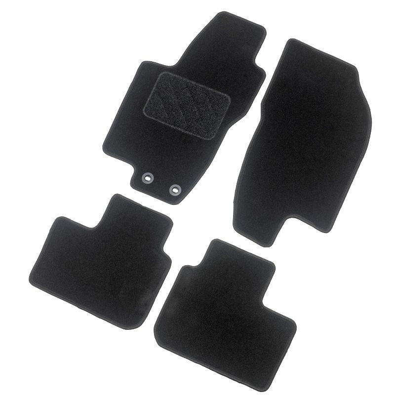 AutoStyle Ensemble de tapis de sol Textile, avant et arrière, Quantité: 4, noir AutoStyle TM SK520 Ensemble de tapis de sol Textile, avant et arrière, Quantité: 4, noir SKODA Elroq (PYL) accessoires