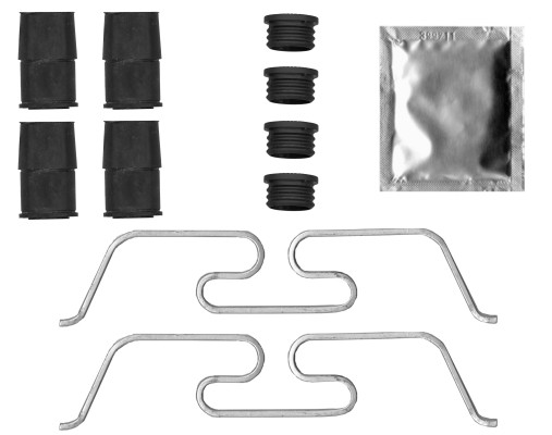 HELLA Kit d'accessoires, étrier de frein 8DZ 355 206-321 Kit de réparation de piston étrier de frein HELLA MULTIPLA 8DZ 355 206-321 pas cher