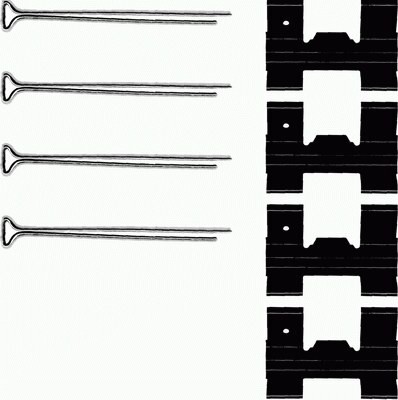 HELLA Accessoireset, schijfremblok 8DZ 355 206-511 HELLA 8DZ 355 206-511 Accessoireset, schijfremblok Transit Mk2 Van originele prijs
