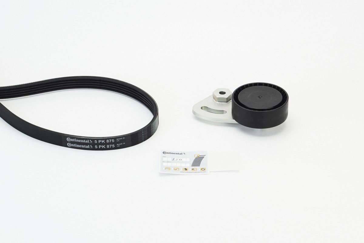 CONTITECH Kileremssæt 5PK875K1 pris Ribremsæt LAND ROVER 5PK875K1 CONTITECH