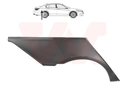VAN WEZEL Bagskærm / Karrosseriside 2571148 VAN WEZEL 2571148 Bagskærm karrosseriside Honda Prelude 4 billig