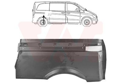VAN WEZEL Küljesein 3080144 VAN WEZEL 3080144 Küljesein Mercedes Viano W639 odav