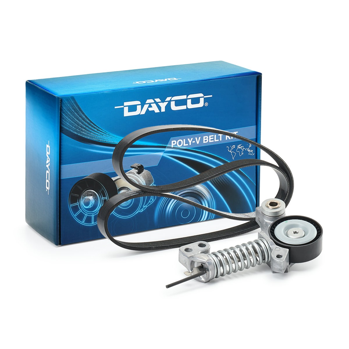 DAYCO Jeu de courroies trapézoïdales à nervures KPV1223 DAYCO KPV1223 Kit complet de courroies d'accessoire Volvo XC60 I pas cher