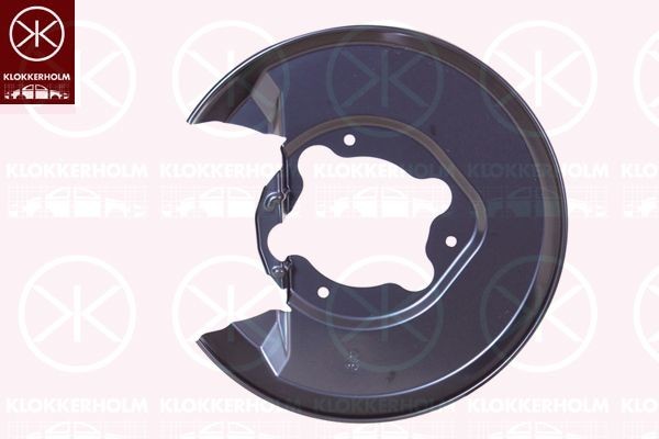 KLOKKERHOLM Splash Panel, brake disc 2926878 KLOKKERHOLM 2926878 genuine Honda Accord 7 Tourer brake disc back plate price