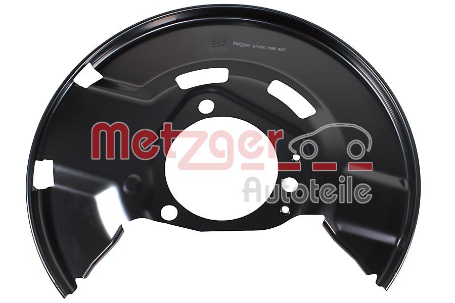 Chapa deflectora, disco de travão METZGER 6115550 METZGER 6115550: Chapa deflectora disco de travão Opel ASTRA 2025
