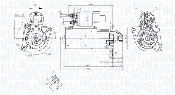 MAGNETI MARELLI Starteris 063721447010 MAGNETI MARELLI 063721447010 Starteris JEEP COMPASS cena