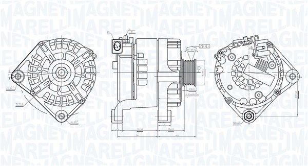 MAGNETI MARELLI Dynamo 063732041010 063732041010 Dynamo BMW X2 MAGNETI MARELLI