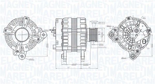 MAGNETI MARELLI Alternátor 063736193010 Alternátor MAGNETI MARELLI SHARAN 063736193010 lacné