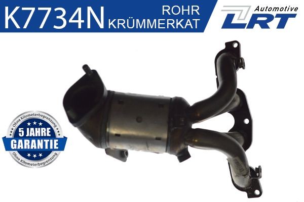 Catalyseur en coude LRT K7734N LRT K7734N Collecteur d'echappement HYUNDAI i20 2024