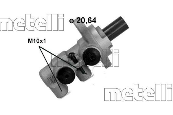 METELLI Κεντρική αντλία φρένων 05-1240 METELLI 05-1240 Αντλια φρενων XCeed (CD) τιμες