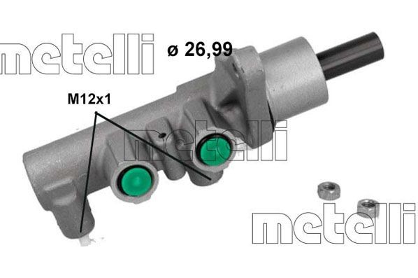 METELLI Jarrupääsylinteri 05-1248 05-1248 METELLI Jarrupääsylinteri MAZDA