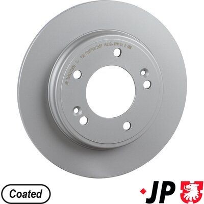 JP GROUP Remschijf 3663201800 Sportremschijven KIA JP GROUP 3663201800