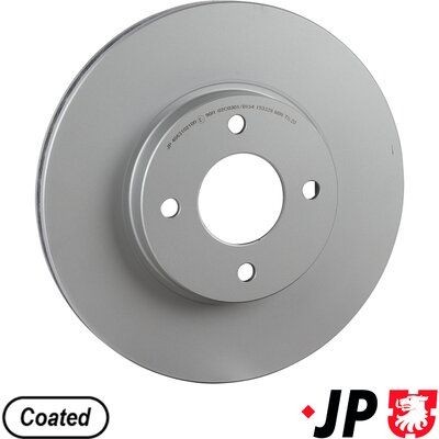 JP GROUP Bromsskiva 4063102100 JP GROUP 4063102100 Bromsskiva NISSAN Micra IV Hatchback (K13) 1.0 Flex 77 hk 2015