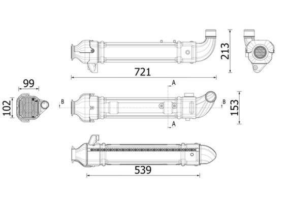 MAHLE EGR-jahuti CE 45 000P MAHLE CE 45 000P EGR jahuti Sprinter 3-t W907 odav