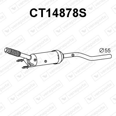 VENEPORTE Filtro de partículas CT14878S Filtro de fuligem partículas sistema de escape VENEPORTE Alfa Romeo MITO CT14878S