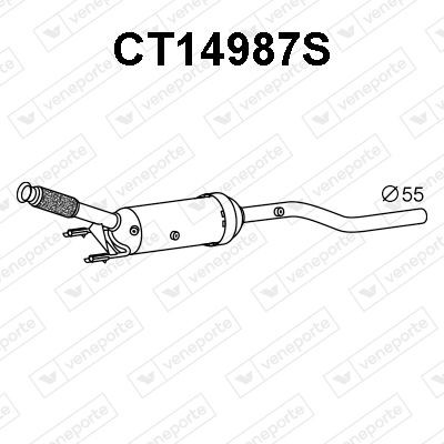 VENEPORTE Filtro antiparticolato (FAP) CT14987S CT14987S costo Filtro antiparticolato (FAP) SKODA ROOMSTER VENEPORTE