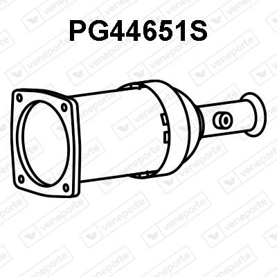 VENEPORTE Filter pevných častíc PG44651S PG44651S Filter pevných častíc PEUGEOT 206 VENEPORTE