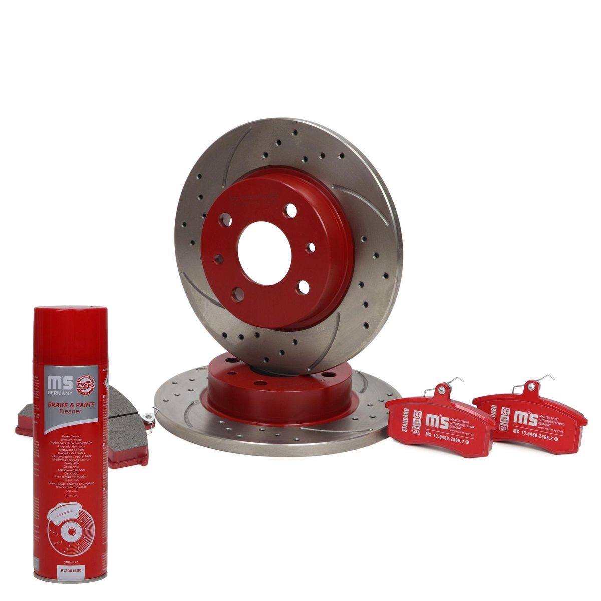 MASTER-SPORT 201221250P Kit dischi e pastiglie MASTER-SPORT 201221250 Kit dischi e pastiglie