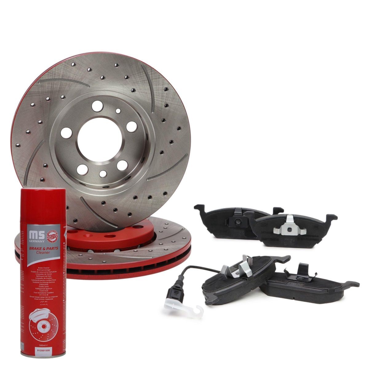 MASTER-SPORT Kit de travões 202221510P 202221510P Kit de pastilhas de travão e disco MAZDA Série B MASTER-SPORT