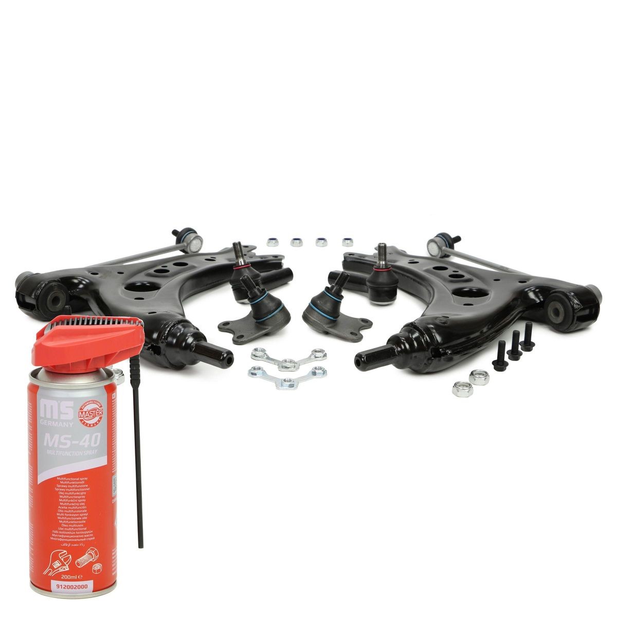 MASTER-SPORT Styrarmssats, hjulupphängning 36808-SET-MSP Skoda Fabia 6y2 Reparationssats länkarm MASTER-SPORT 36808-SET-MSP