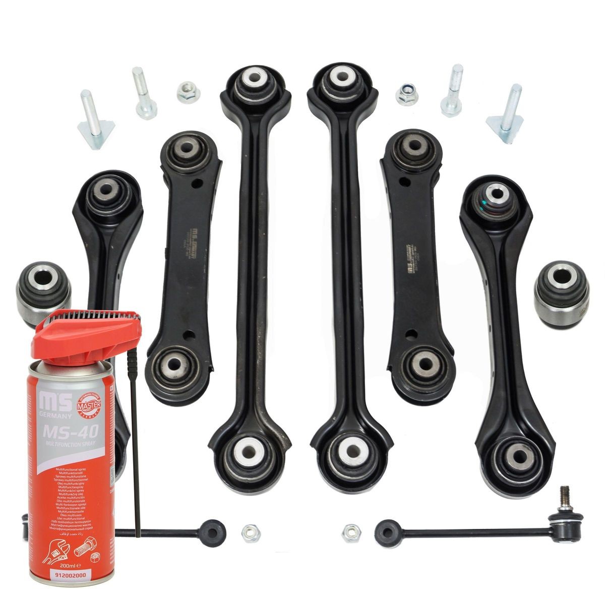 MASTER-SPORT Kit braccio oscillante, Sospensione ruota 36827-SET-MSP MASTER-SPORT 36827-SET-MSP Kit riparazione braccio oscillante BMW E82 prezzo