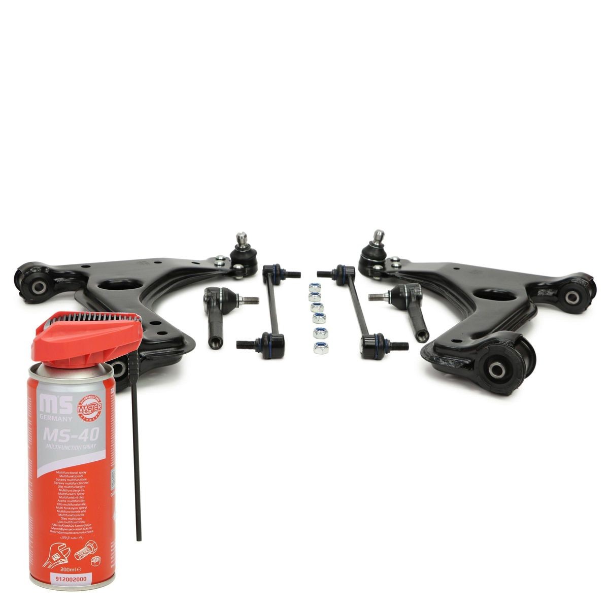 Draagarm set MASTER-SPORT 36931-KIT-MSP MASTER-SPORT 36931-KIT-MSP Draagarmset vóór en achter Opel ZAFIRA 2012
