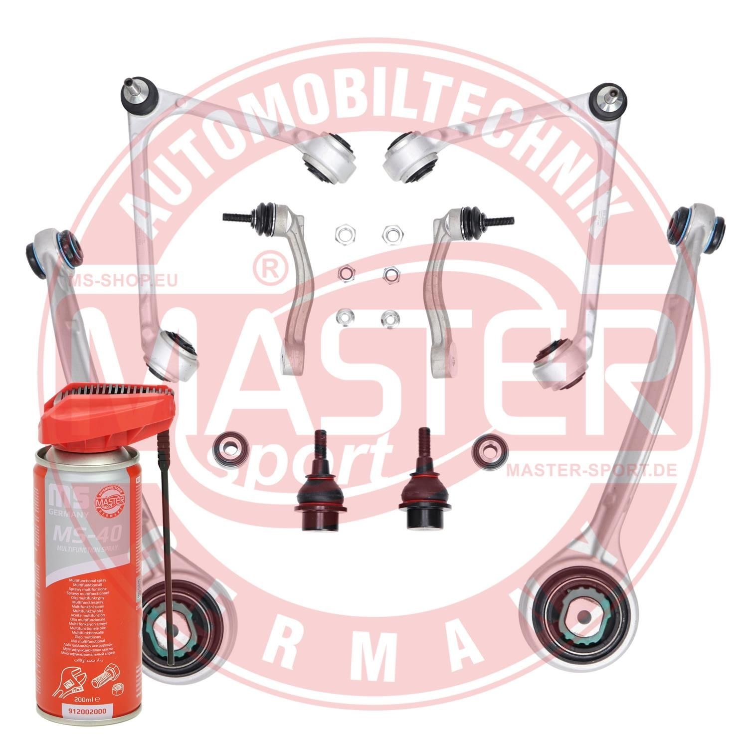 MASTER-SPORT Σετ τιμονιού, ανάρτηση τροχών 37205-KIT-MSP MASTER-SPORT 37205-KIT-MSP Σετ επισκευής ψαλίδι Rolls-Royce CORNICHE γνήσια