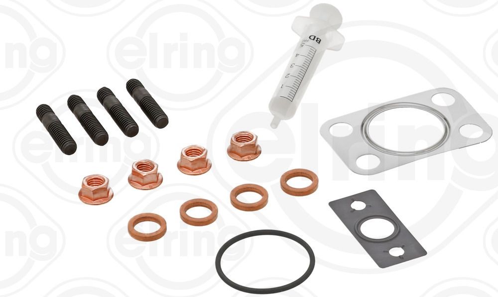 Kit de montage, compresseur ELRING 714.600 ELRING 714.600 Kit de montage compresseur PEUGEOT 407 2006