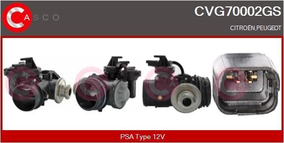 CASCO EGR-ventil CVG70002GS EGR ventil CASCO Citroën BERLINGO CVG70002GS