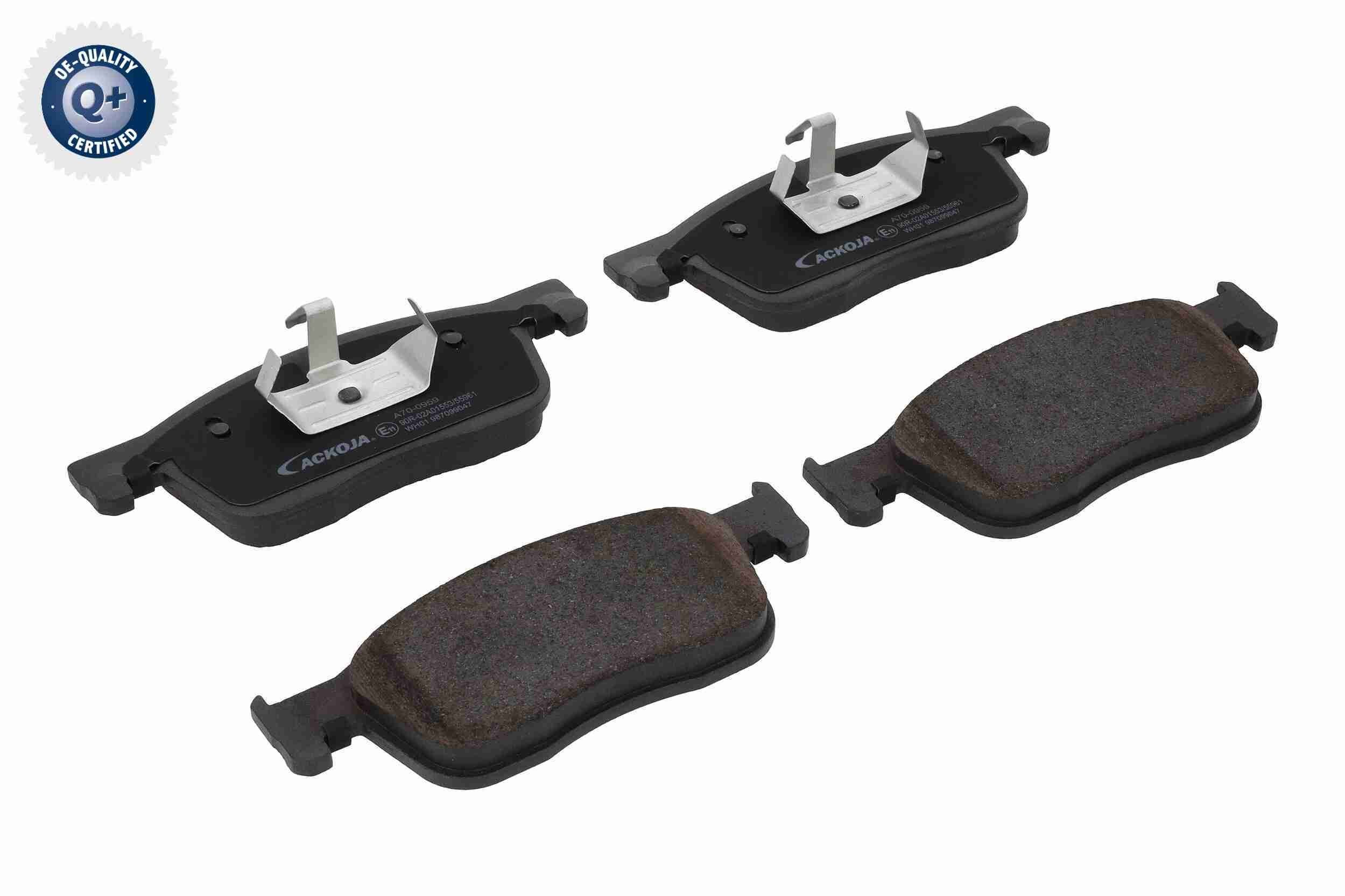 Plaquettes de frein ACKOJA A70-0959 A70-0959 Plaquettes de frein ACKOJA prix