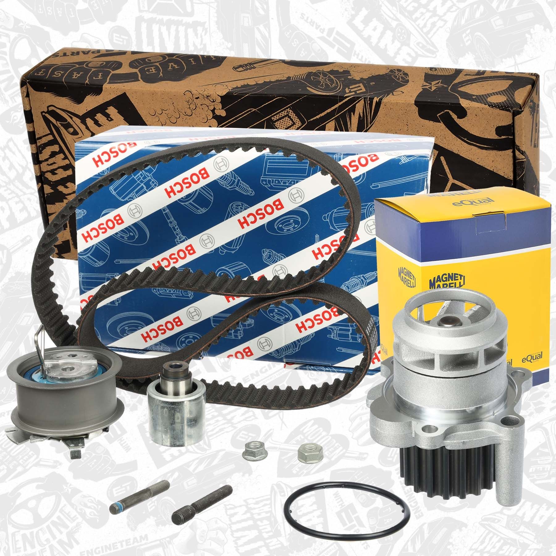 ET ENGINETEAM Kit cinghia distribuzione, pompa acqua RM0012VR3 RM0012VR3 costo Kit cinghia di distribuzione ET ENGINETEAM SEAT ALTEA