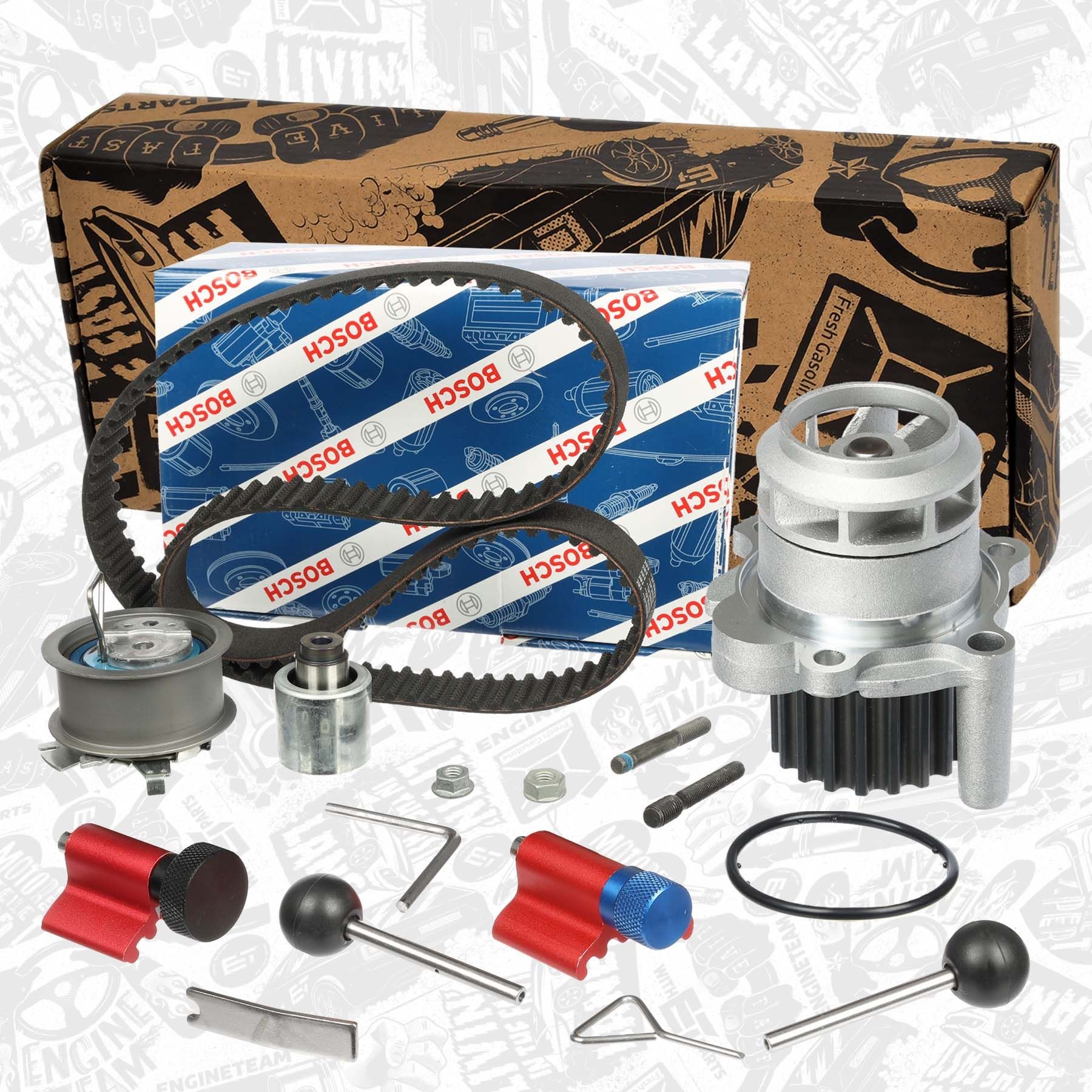 ET ENGINETEAM Distributieriem set + waterpomp RM0012VR4 Waterpomp en distributieriem ET ENGINETEAM DUSTER RM0012VR4 goedkoop