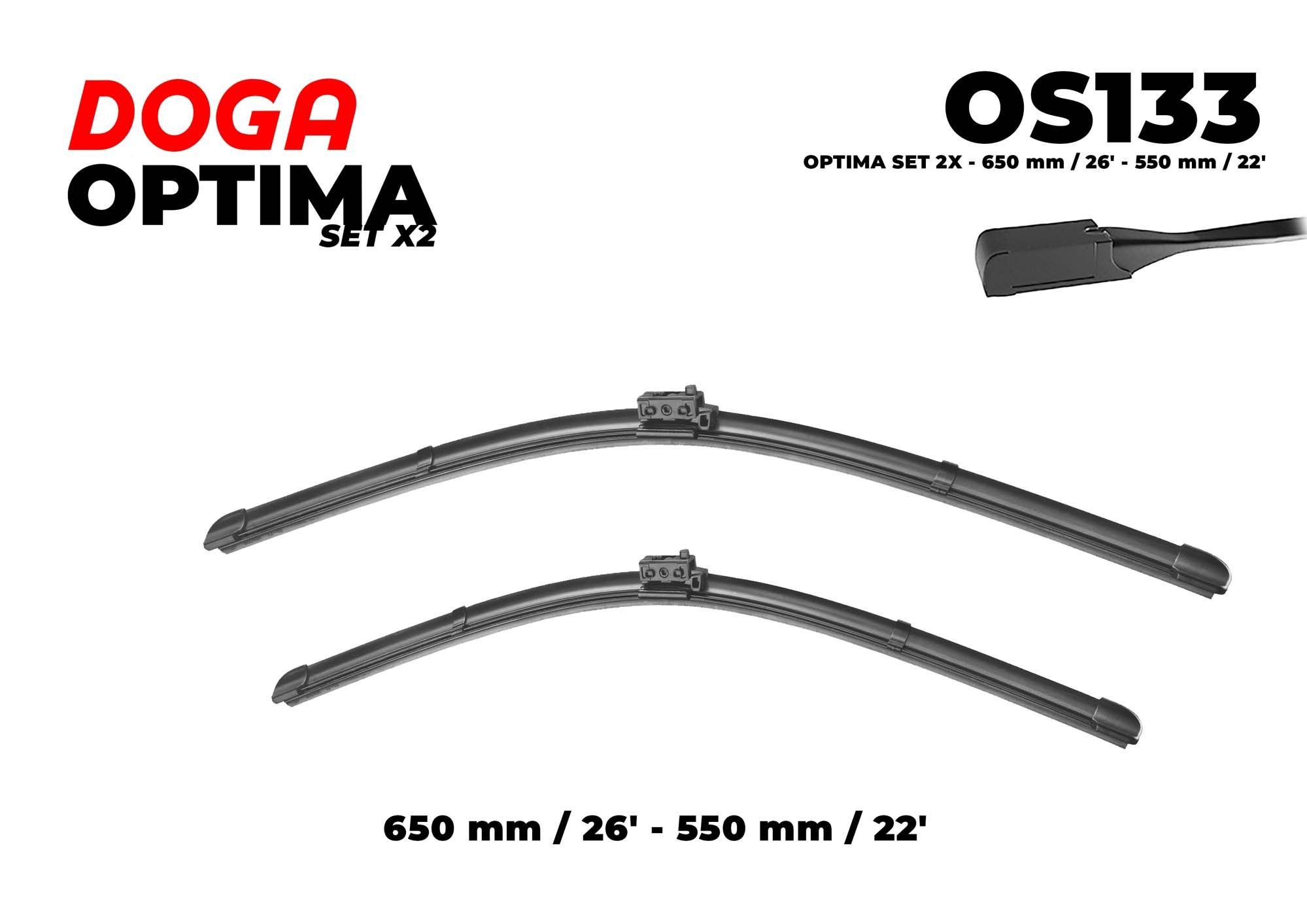 DOGA Tergicristalli OS133 OS133 Spazzola tergicristallo DOGA MG