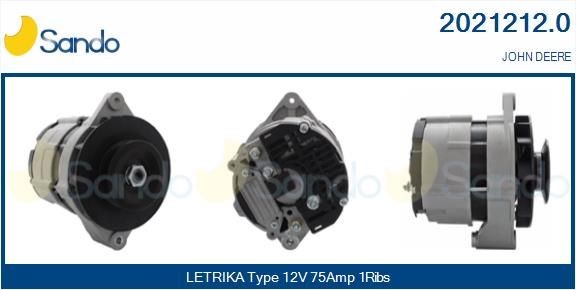 SANDO 2021212.0 Alternateur SANDO 2021212.0 Alternateur