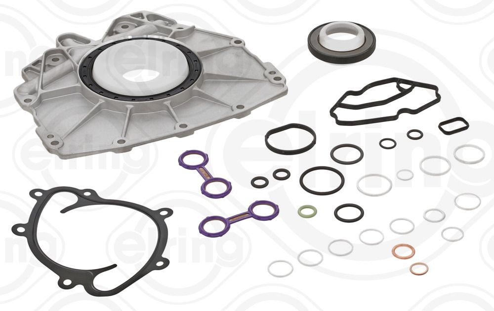 ELRING Crankcase gasket set 717.570 ELRING 717.570 Mercedes S213 crankcase gasket set replacement